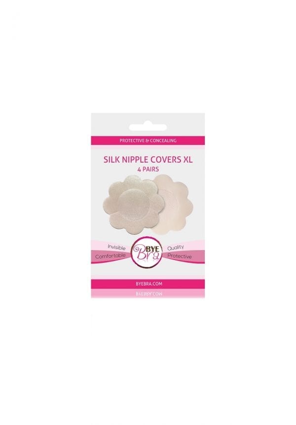 Silk nipple cover beige