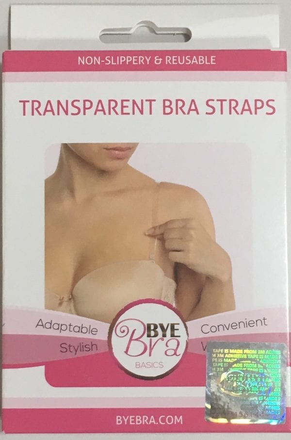Transparent bra straps packaging