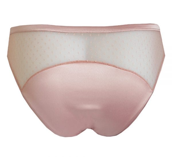 Brief in shell pink back