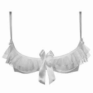 White Bra with Frill